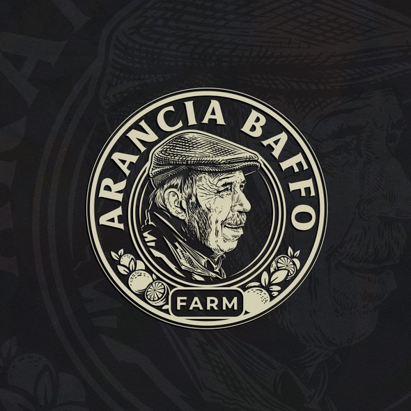 Portrait logo with the title 'Arancia'