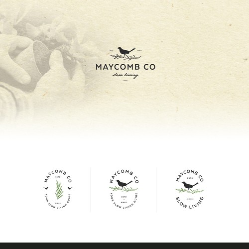 Gardening logo with the title 'Logo concept for Gardening Business'