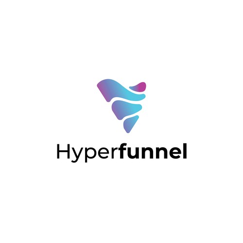 Funnel logo with the title 'Hyperfunnel Logo'