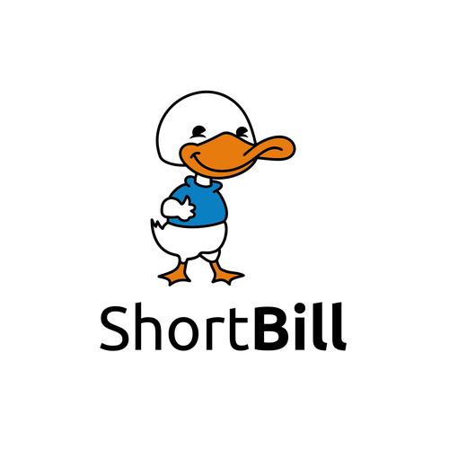 Skater design with the title 'ShortBill Logo design'