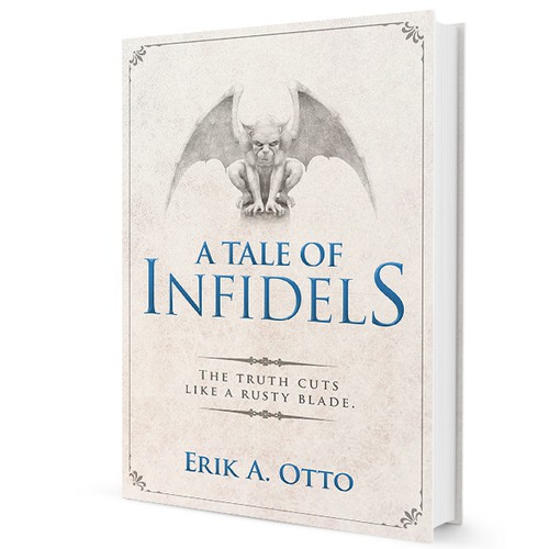 Epic fantasy book cover with the title 'A Tale of Infidels | trilogy book cover'