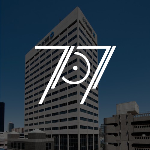 Innovative logo with the title 'Logo for a high rise commercial office building'