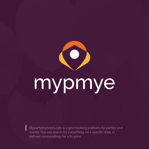 Balloon design with the title 'mypmye'
