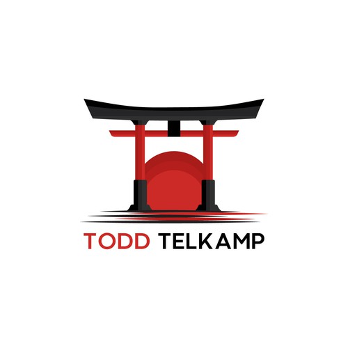 Gate design with the title 'Todd Telkamp logo'
