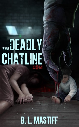 Crime book cover with the title 'illustration and book cover design'