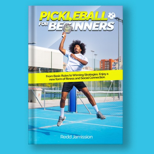 Sports book cover with the title 'Book Cover for Pickleball Strategies'