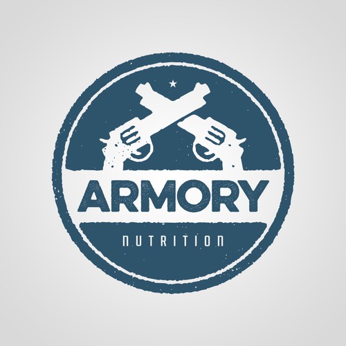 Texture logo with the title 'Logo | Armory Nutrtion '