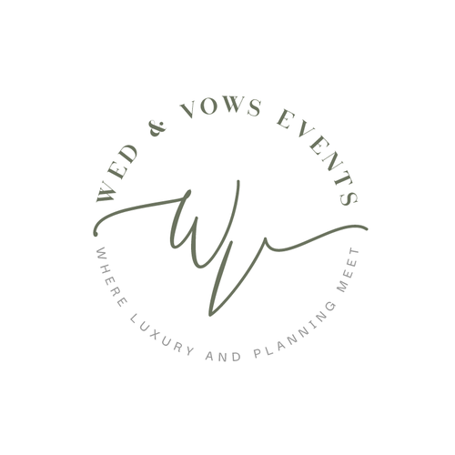 Romantic logo with the title 'Romantic logo for a wedding events company'