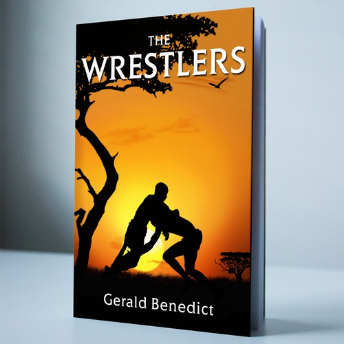 Wrestling design with the title 'The Wrestlers'