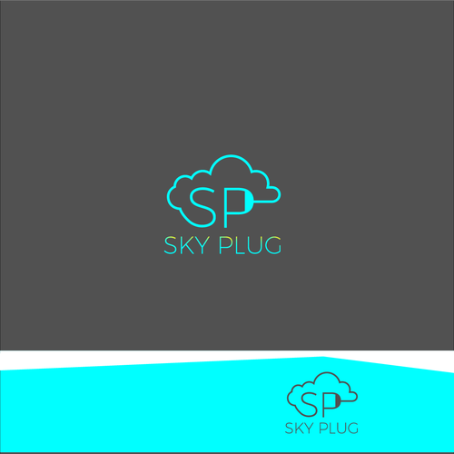 Name card design with the title 'Sky Plug'