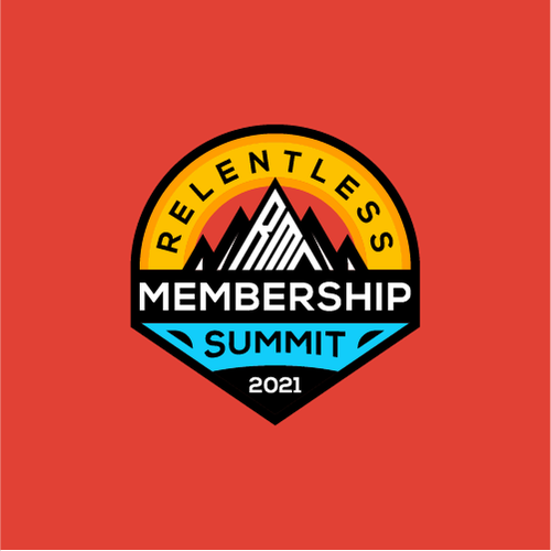 Arizona design with the title 'Relentless Membership Summit 2021 Logo'