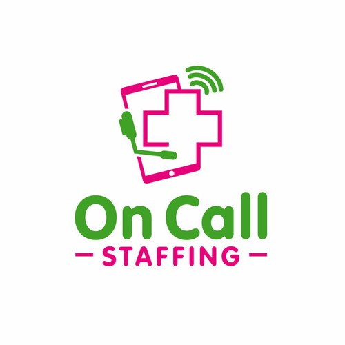 Hospitality design with the title 'logo for marketable Home Health/Nurse Staffing Agency "On Call Staffing"'