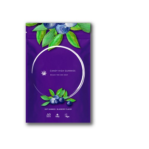 Gummy packaging with the title 'Gummies Packaging'