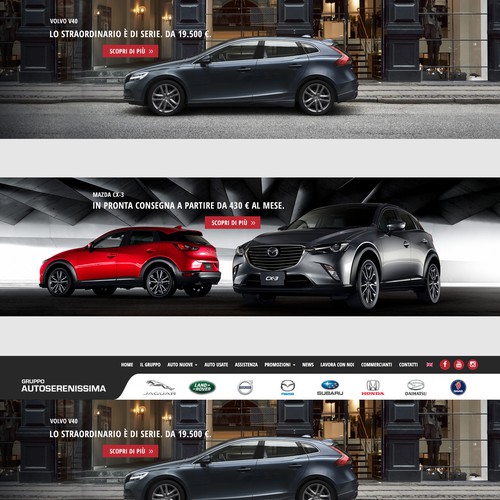 Auto design with the title 'Banner concept'