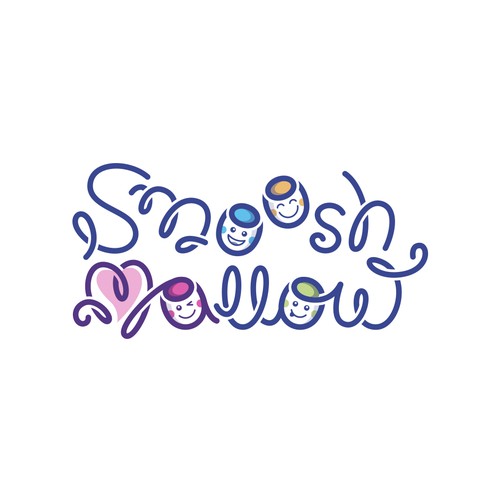 Marshmallow logo with the title 'Marshmallow Logo'