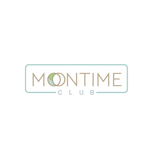 Moon logo with the title 'Moontime Club - Feminine Care Products'