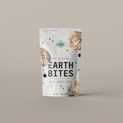 Protein packaging with the title 'Packaging for natural snacks'