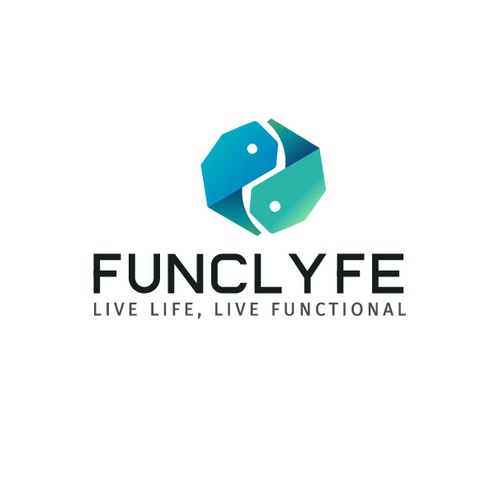 Lifestyle brand with the title 'Logo Design Concept for FUNCLYFE'