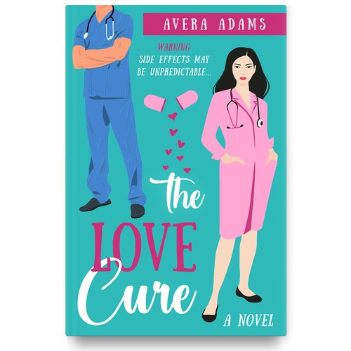 Contemporary book cover with the title 'Contemporary, Fun Cover for Smart Romance Novel'