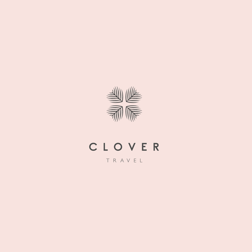 Clover design with the title 'Travel advisor logo design'