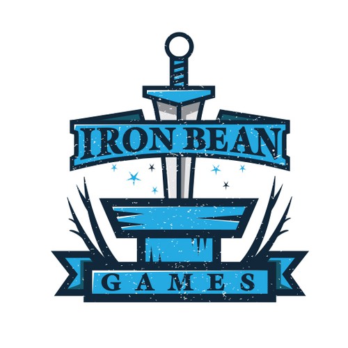 Board game logo with the title 'board games (sword)'