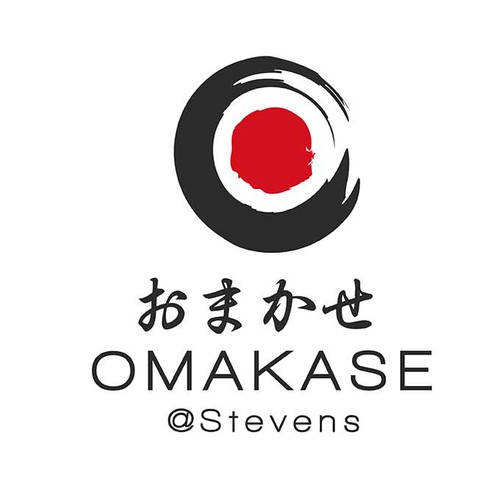 Traditional logo with the title 'Omakase Japanese Restaurant'