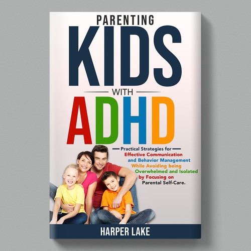 Parenting book cover with the title 'Parenting Kids with ADHD'