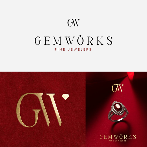 Jewelry brand with the title 'Logo design for luxury jewelers'