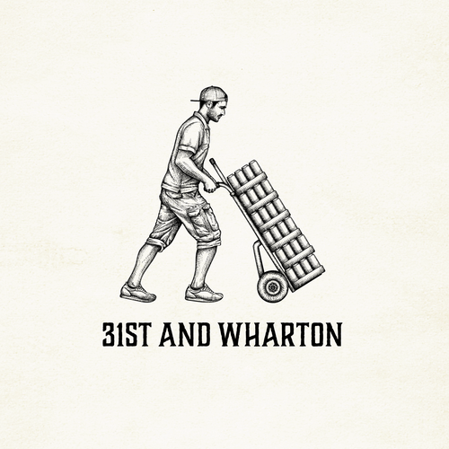Artisanal design with the title 'Logo-illustration for 31st and Wharton  - wholesaler based in Philadelphia'