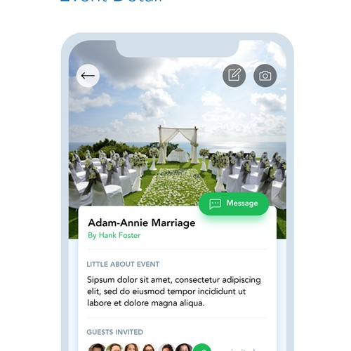 Listing design with the title 'App Ui Concept for Riipy '