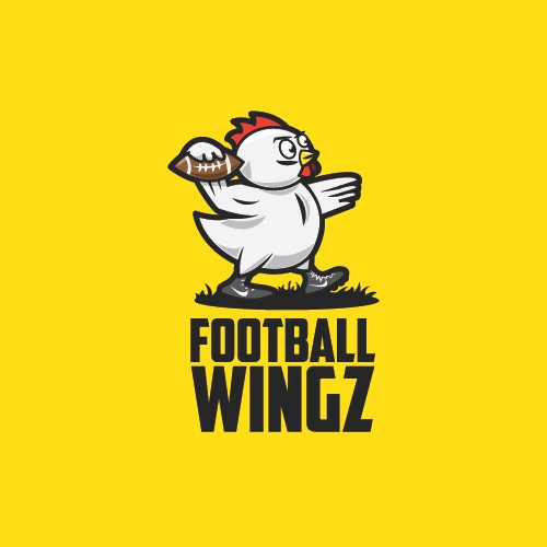 Football design with the title 'Football Wingz'