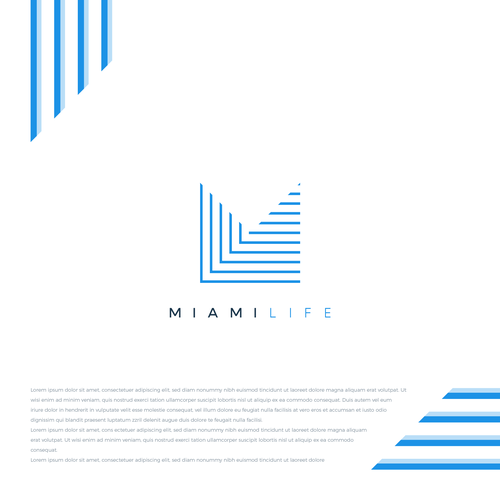 Advisor design with the title 'Logo Design for Miami Life'