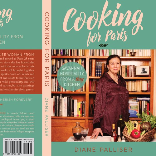 Autobiography book cover with the title 'Cookbook Cover Design'