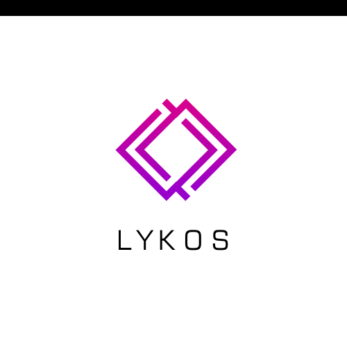 Neat logo with the title 'Logo for LYKOS, audio entertainment'