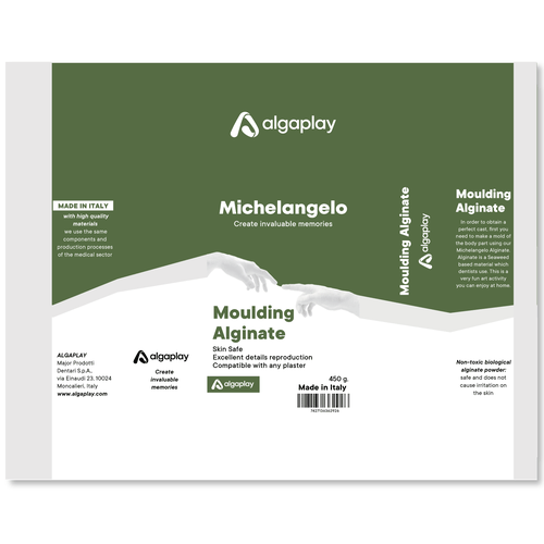 Sober design with the title 'Art product packaging design'