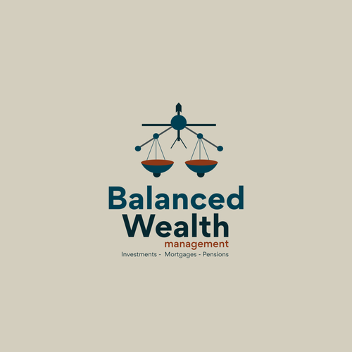 Easy to draw logo with the title 'Logo For Wealth management company '