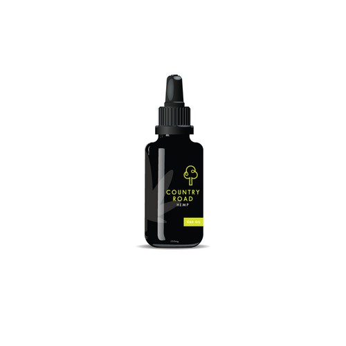 Hemp oil logo with the title 'Hemp oil'