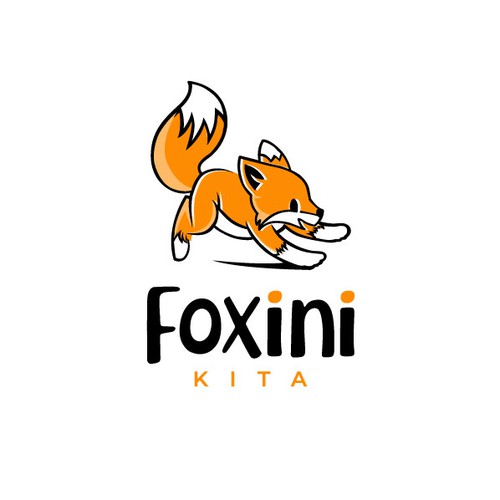 Fox brand with the title 'Logo design for Foxini Kita'