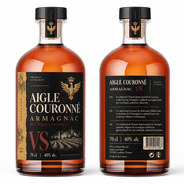 Product label with the title 'Label Design'