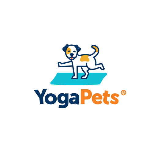 Bag logo with the title 'YogaPets'