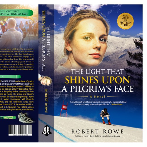 Comedy book cover with the title 'The Light That Sines Upon A Pilgrim's Face'