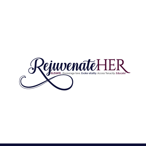 Text logo with the title 'Logo for non-profit organization which works for women'