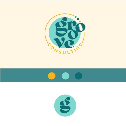Groovy design with the title 'Bold logo concept for consulting'