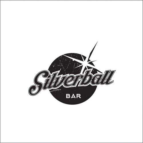 Nightclub design with the title 'Silverball bar'