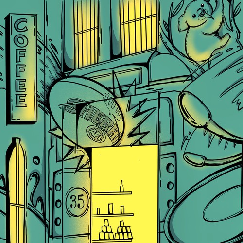 Graffiti artwork with the title 'Graffiti for Melbourne'