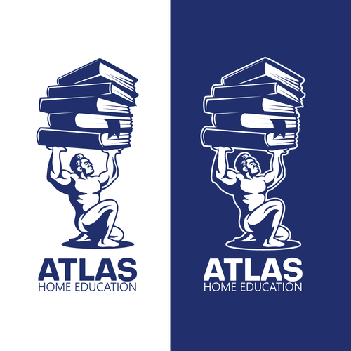 Pen logo with the title 'atlas logo for education '