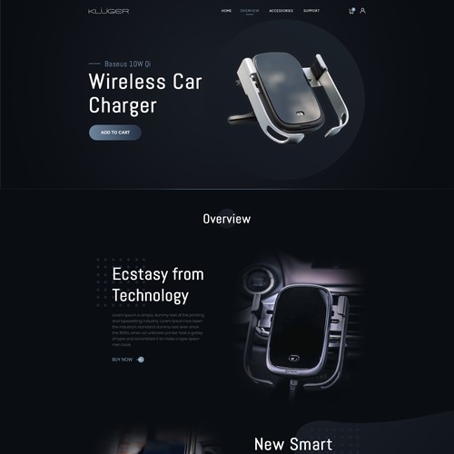 Online store website with the title 'Shopify based e-commerce website'