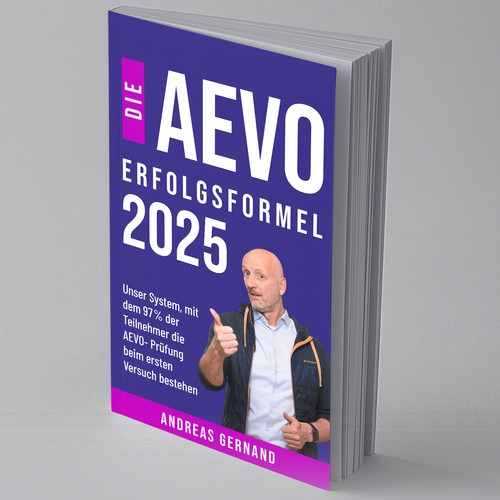 Motivational book cover with the title 'E-Book-Cover gesucht: Weiterbildung'