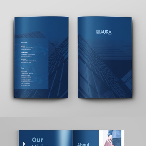 Company profile design with the title 'Company Profile'