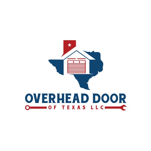 Installation design with the title 'Overhead Door of Texas LLC'